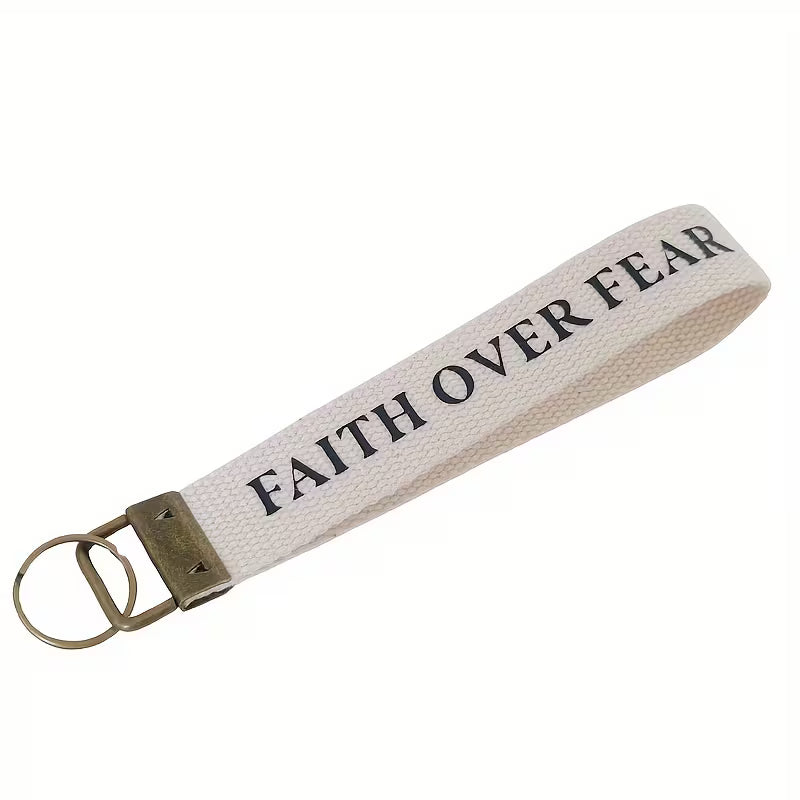 Faith over Fear - sleutelhanger