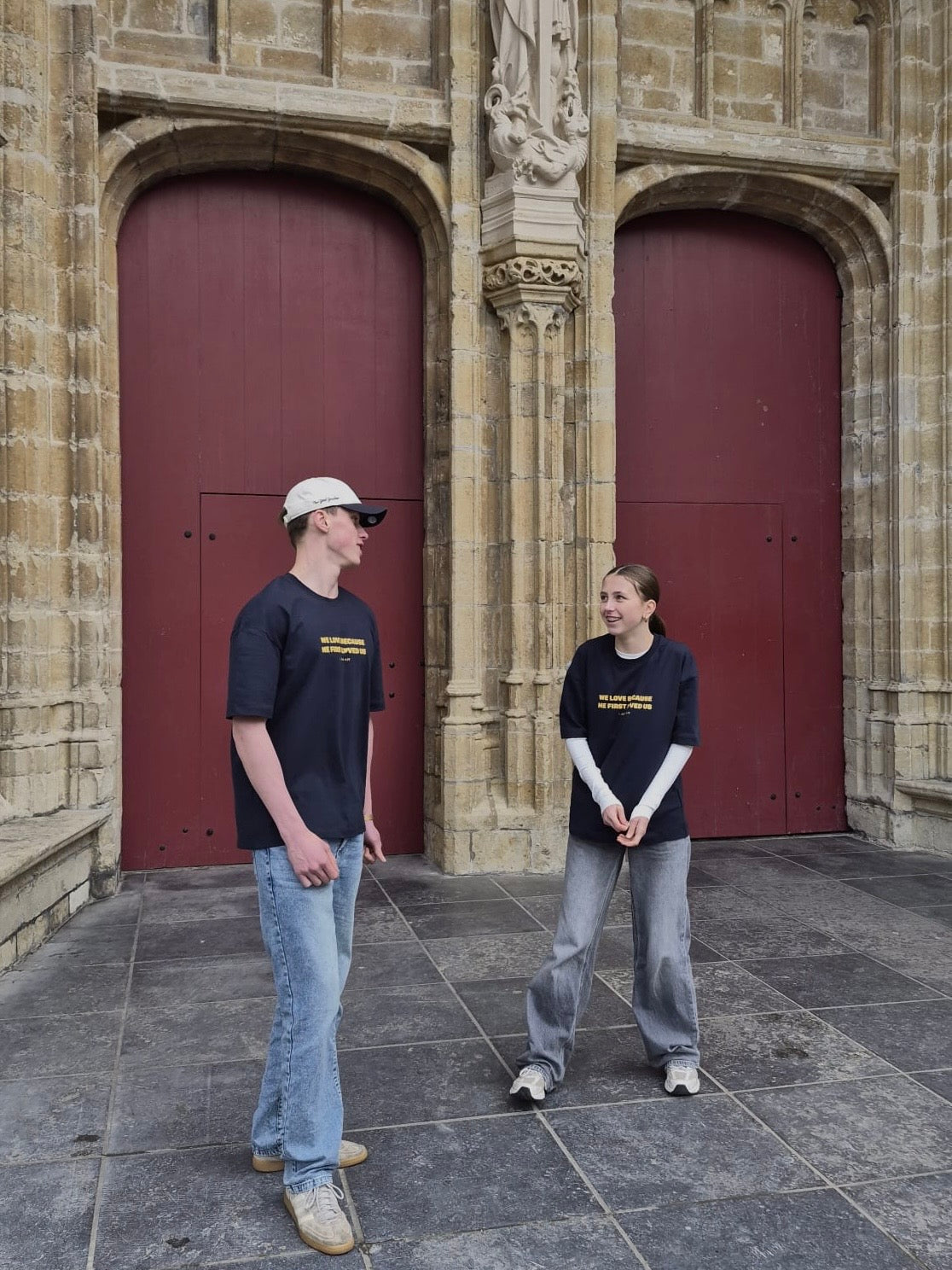 We Love because he first loved us - Tee