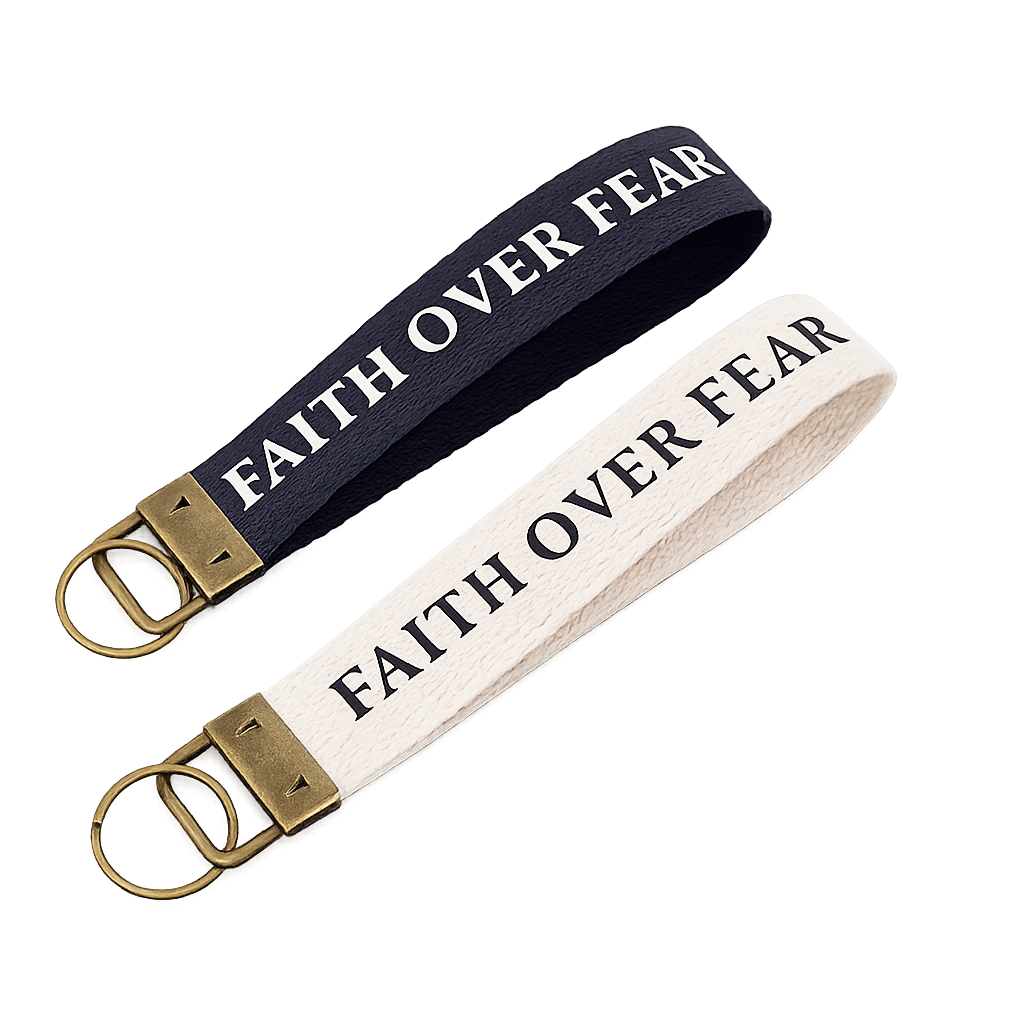 Faith over Fear - sleutelhanger