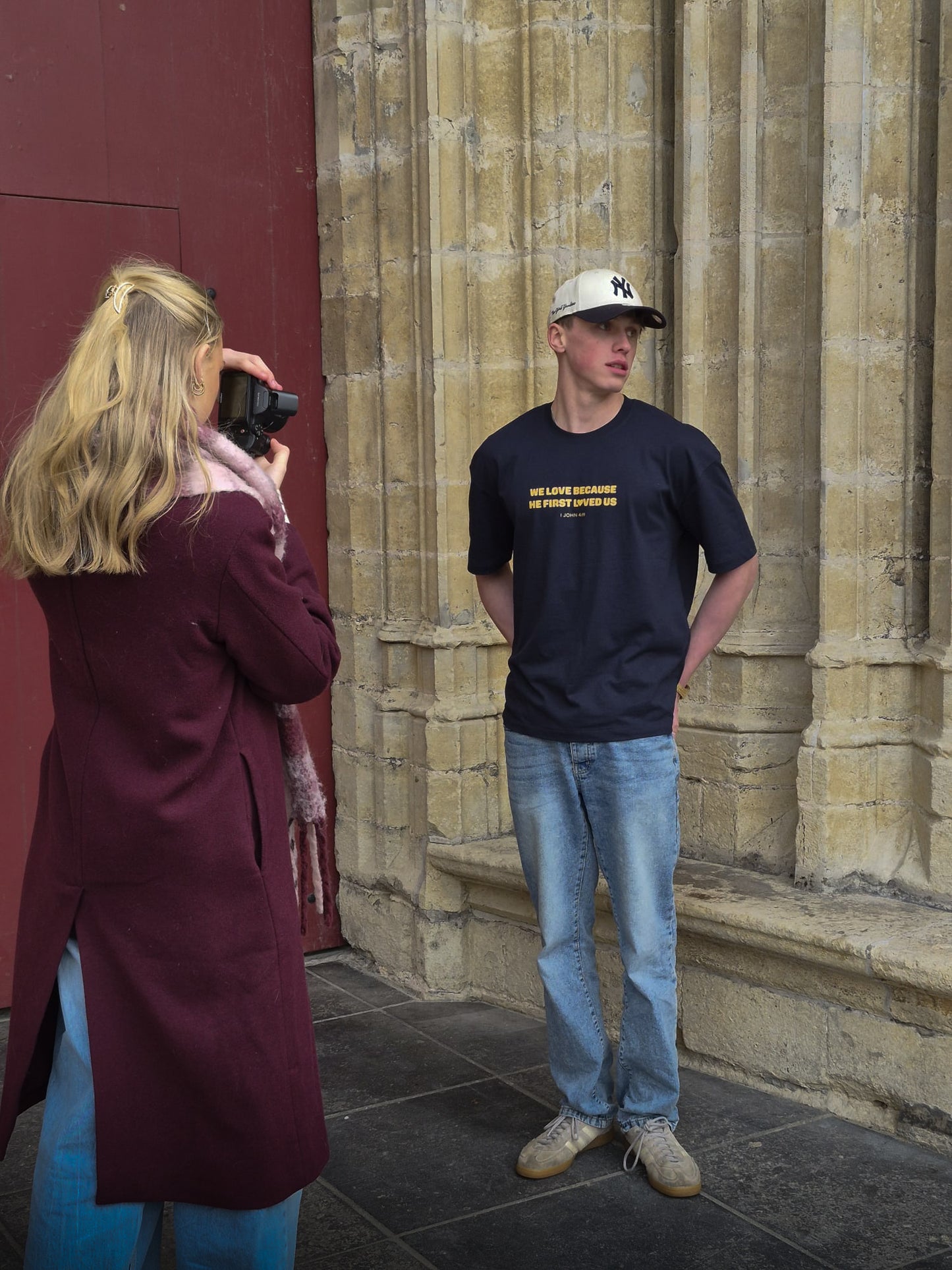 We Love because he first loved us - Tee