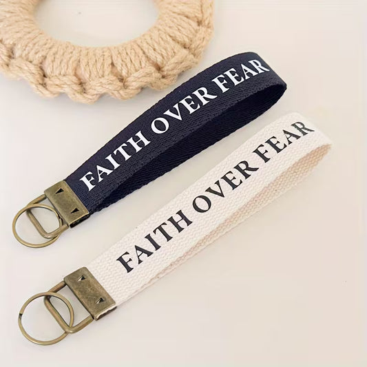 Faith over Fear - sleutelhanger